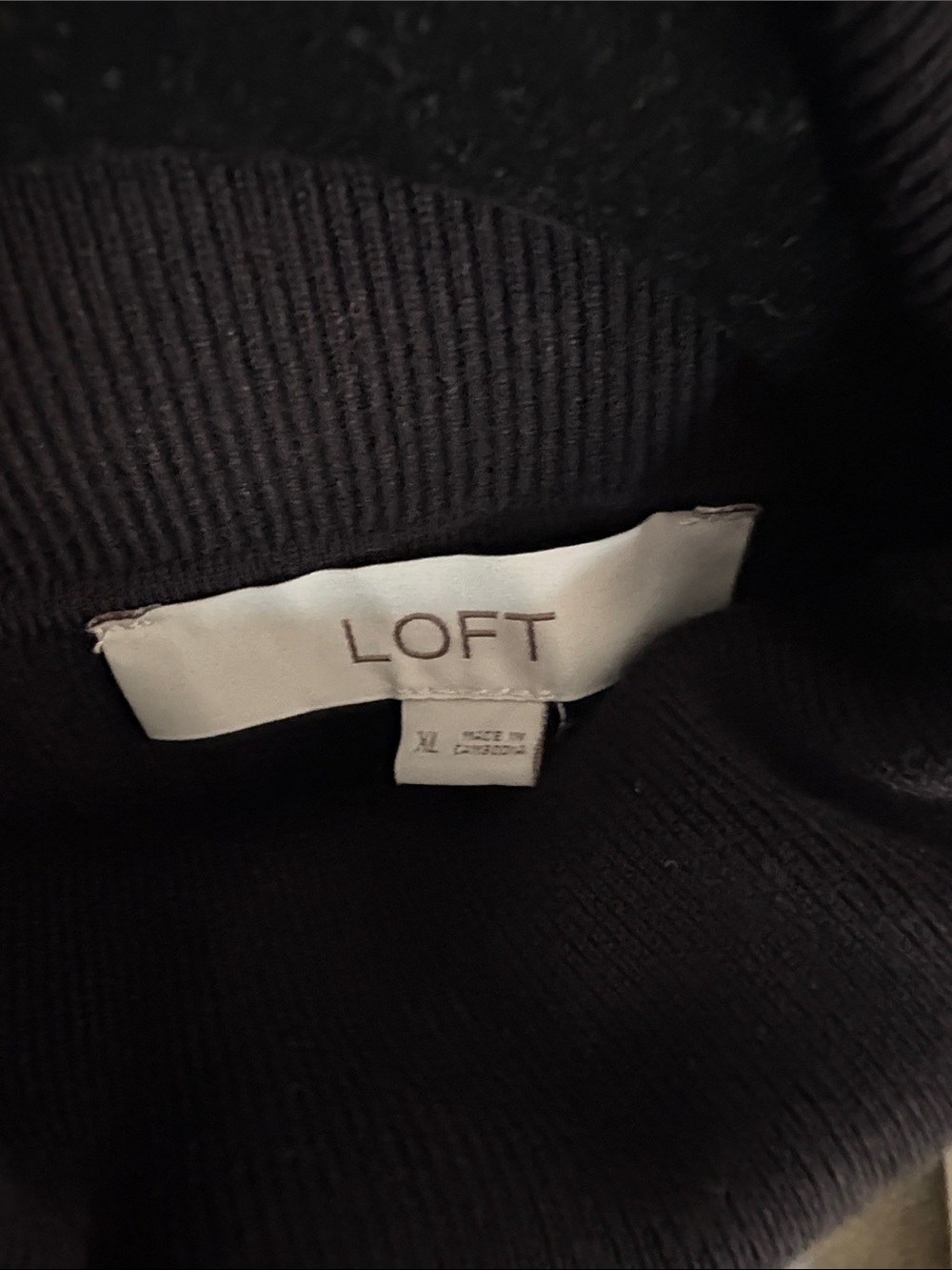 Loft Ribbed Turtleneck - Picture 3 of 4